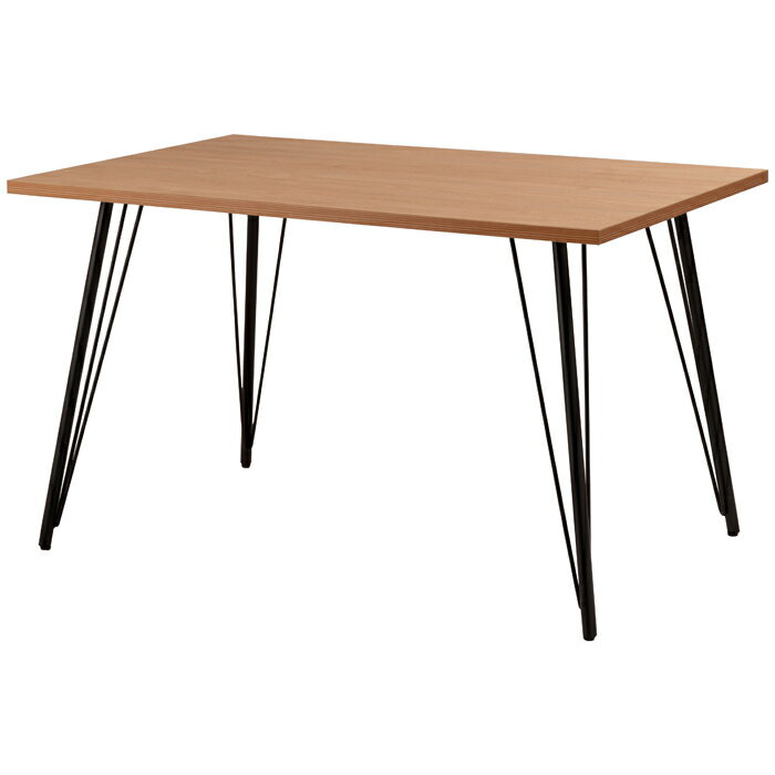 東谷（あづまや） ダイニングテーブル PT-337NA 木目調 アイアン スタイリッシュ シンプル 抜け感 組立..