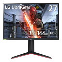 LG Electronics Japan 27C` ChtfBXvC(1920x1080/IPS/A`OA/HDMI/DP/144Hz/NVIDIA G-SYNC Compatible/`g//s{bg) 27GN65R-By[ڈF3Tԁz