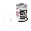 Verbatim データ用DVD-R DHR47JPP100 高品質 高度な成形技術 4.7GB 100枚 インクジェットプリンタ ホワイト ワイド印刷エリア