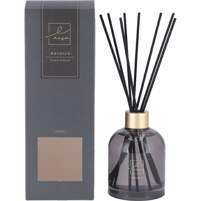 不二貿易 【4個セット】 LACSA(ラシサ) ディフューザー Advance 200ml SR566200 FJ-28061 香り ホームフレグランス リフレッシュ リラックス 癒し 高品質 インテリア アロマ プレゼント リビング ナチュラル スタイリッシュ 香り立つ 心地よい 高級感 デザイン 癒し空間