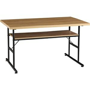 ダイニングテーブル 幅120cm ナチュラル スチールフレーム リビング ダイニング インテリア家具 組立品..