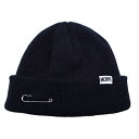 マクバリー 【BEANIE(ビーニー)】 MCBRY SHORT BEANIE ブラック ブラック MCBRY72157【納期目安：1週間】