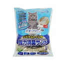 (まとめ)デオフリー システムトイレ用強力消臭サンド4L【×2セット】 (猫砂) ds-2551849 デオフリー 強力消臭 猫砂 クエン酸 抗菌剤 消臭力 健...