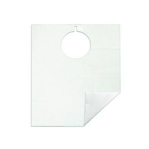 フェルラックエプロン ホワイト100枚 ds-2553752 吸水・防水加工 ワンタッチシール 竹虎 クレープ紙