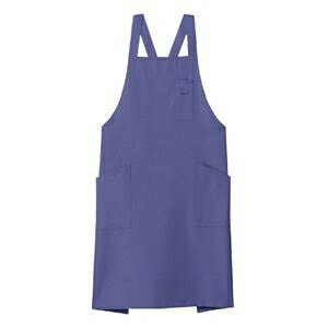 胸当てエプロンFK7163 ブルー ds-2553928 胸当てエプロン ツイル ポリエステル 加工 退色防止 欠品 遅延 追加 出荷目安 同梱区分 仕様 配達