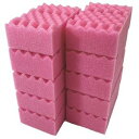 (まとめ) キクロンプロ カラースポンジ10個 ピンク 【×2セット】 ds-2554008 カラースポンジ 耐熱 ポリウレタン 耐久性 泡立ち 限定セット キ...