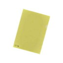(まとめ) クリヤーホルダー F-78EC17 A4 C黄 5枚 【×10セット】 ds-2554298 書類整理 カラーバリエーション 破れにくい ポリプロピ...
