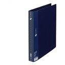 2リングファイルFC-101RW A4SW35mmNV10冊 ds-2554351 リングファイル プラス A4 収納 スーパーエコノミー ネイビー 210枚 ...