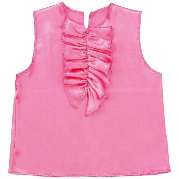 アーテック ソフトサテンシャツ 前フリル 桃 ATC-18325 ソフトサテン フリル シャツ ピンク ひらひら 軽量 ポリエステル ファッション 上品 キュー...