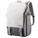 エレコム リュック ビジネス 大容量 2STYLE カメラバッグ付属 自立設計 15.6インチノートPC offtoco グレー BM-OFC01GY