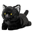 ほかほかペットぬいぐるみ クロネコ SNL-HP-C2 ds-2555301 ペットぬいぐるみ ほかほか 温かい 癒し デスクワーク 使い捨てカイロ ぬくもり 心地よい ポリエステル