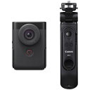 キヤノン <PowerShot>Canon デジタルカメラ PowerShot V10 BK・トライポッドグリップキット(1310万画素/7群8枚/ブラック)[...