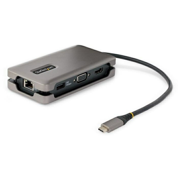 StarTech }`|[gA_v^[/USB-Cڑ/VOj^[/4K60Hz HDMI 2.0b܂1080p VGA/100W USB Power DeliverypXX[/3x USB nu/MKrbgC[Tlbg(LAN)/32cmP[u/Type-C hbLOXe[V/}` ϊ A_v^[ DKT31CVHPD3