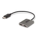 StarTech MSTnu/DisplayPort 1.4ڑ/fAj^[/5K60Hz DP/HDR/Windowŝ/32cm̌^P[u/m[gp\R PC }`fBXvC g A_v^[/fBXvC |[g z Xvb^[ MST14DP122DP