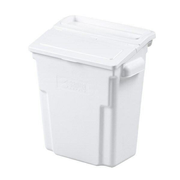 サンワサプライ 3段式ワゴン用蓋付きサイドBOX 大 CART-FA3ST1W 蓋付きサイドBOX 大容量 CART-FA3シリ..