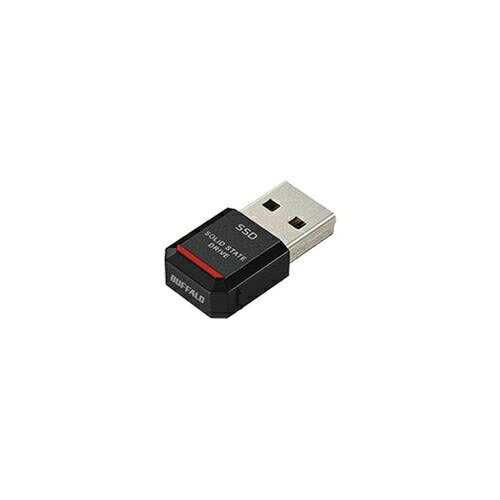 PC対応 USB3.2(Gen1)対応 TV録画対応 SSD バッファロー SSD-PST1.0U3-BA【納期目安：1週間】 外付SSD 1TB 転送速度コントロール 小型化 TV録画 CopyBooster Windows PC