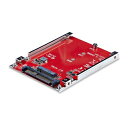 StarTech M.2-U.3ϊA_v^[/M.2 NVMe SSDΉ/PCIe M.2hCu-2.5C` U.3zXgRo[^[ 1M25-U3-M2-ADAPTER