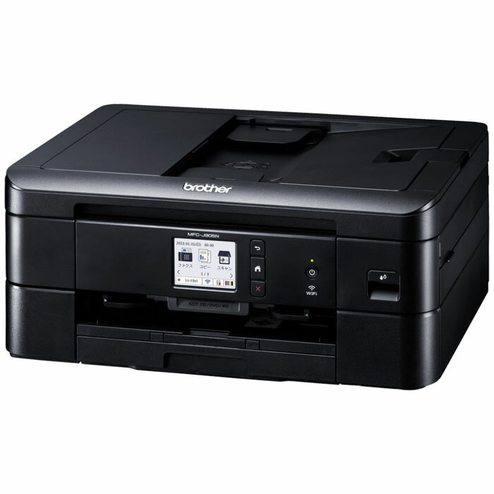 ブラザー プリンター A4インクジェット複合機 (Wi-Fi/FAX/自動両面/レーベル/2023年モデル) MFC-J905N インクジェット 複合機 Wi-Fi FAX 自動両面 レーベル コンパクト スマートフォン 保証サービス インクカートリッジ プリント速度 タッチパネル USB 無線LAN