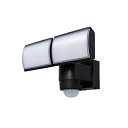 DXアンテナ LED センサーライト 人感センサー 2灯型 明るい(1000〜2000lm) 屋外 防水 IP44 角度調整可 常夜灯モード フラッシングモード...