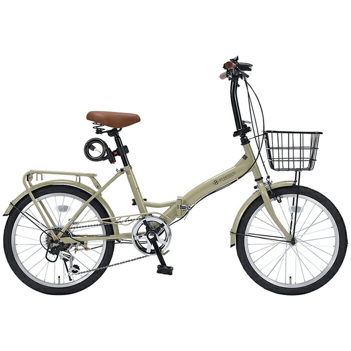 マイパラス 折畳自転車20・6段ギアオールインワン(カフェ) MF-209-CA