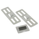 【メール便での発送商品】若林製作所 壁美人 P-4用金具セット 白 2枚入り P-4Shw 4985218114601 取り付け簡単 家具壁掛け 石膏ボード対応...