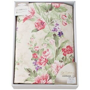 西川 羽毛肌布団 ピンク 7360-074 ds-2559612 ふっくら暖か 吸湿性 保湿性 軽量 家庭洗濯可 快適睡眠 ..