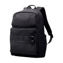エレコム リュック 20L 撥水加工 15.6インチノートPC 収納可 通勤 通学 ビジネスバッグ ブラック BM-BPSDBK