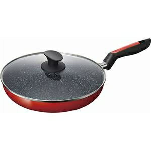 キルシェマーブル IH対応ガラス蓋付フライパン28cm B1129588 ds-2562879 IH対応 ガラス蓋 フライパン 28cm アルミニウム合金 フッ素樹脂 ステンレス鋼 中国製 電磁調理器