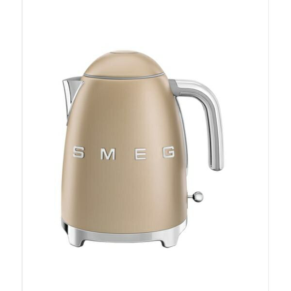 Smeg 電気ケトル【正規品】おしゃれなイタリア製(1.7L) シャンパンマット KLF03CHMJP【納期目安：1週間】 1