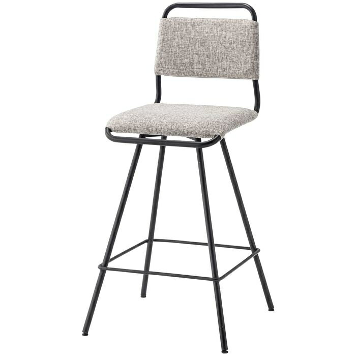 東谷（あづまや） 回転式ハイチェア TEC-81GY 安定感 しっかりした座面 長時間快適 ダイニングテーブル..