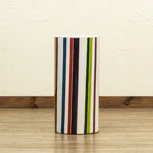 陶器傘立て 約φ22×H48cm No.14 ds-2566359 玄関アクセサリー 陶器製品 インテリア雑貨 雨具収納 個性的..