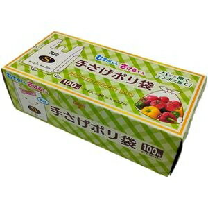 【10個セット】 プラテック 手さげポリ袋 （S）30号 100枚入 UN-3010 ds-2567 ...