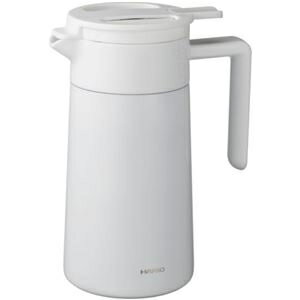 セラミックコーティング真空二重保温ポット ホワイト ハリオ CHP-600-W セラミックコーティン ...