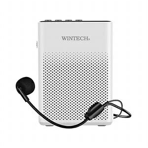 WINTECH ポータブルハンズフリー拡声器 KMA-20C ds-2568313 拡声器 ハンズフリー ポータブル 充電池 コ..