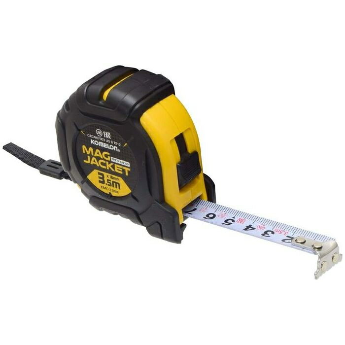 マグジャケット 16×3.5m コメロン 8803005317256 強力マグ爪 両面目盛 コンパクト 衝撃に強い ジャケットコンベックス 反射を抑えた 読みやすいテープ