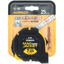 コメロン マグジャケット 25×7.5m TKG-1202243 測定 マグ爪 目盛 コンパクト 衝撃に強い ジャケット 反射抑制 読みやすい テープ(4)