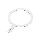 エレコム 【メール便での発送商品】MagSafe 磁力ワイヤレス充電対応 シール 薄型 マグネット リング 【ワイヤレス充電対応 iPhone使用可】ホワイト AMS-MAGST2WH(2)