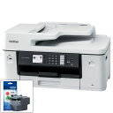 ブラザー A3インクジェット複合機 1段トレイ+インクカートリッジ ブラック(大容量) MFC-J7100CDW+LC412XLBK A3インクジェット 複合機...