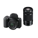 ソニー VLOGCAM ZV-E10 IIK (ブラック)(ダブルズームレンズキット同梱モデル) ZV-E10M2XBQ レンズ交換式VLOGCAM 高画質CMOSセンサー 高速AF 鮮やかな動画撮影 マイク性能向上 手ブレ補正機能 高音質記録 クリエイティブルック 高精度連写(2)