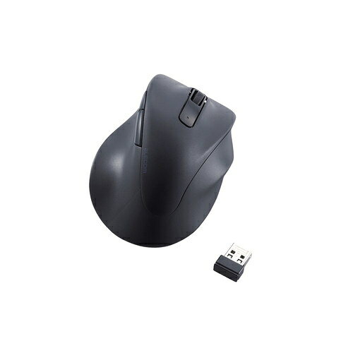 ワイヤレスマウス 静音 無線 2.4GHz 5ボタン Sサイズ 右手専用 抗菌 小型 EX-G ブラック エレコム M-XGS30DBSKBK