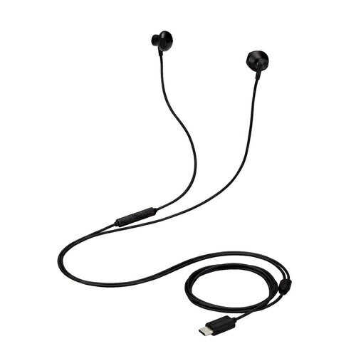 エレコム タイプCイヤホン マイク付き セミオープン型 インナーイヤータイプ 有線1.2m 通話対応 音量調整 ブラック EHP-DF10IMBK エレコム タイプCイヤホン マイク付き セミオープン型 インナーイヤータイプ 有線1.2m 通話対応 音量調整 ブラック EHP-DF10IMBK
