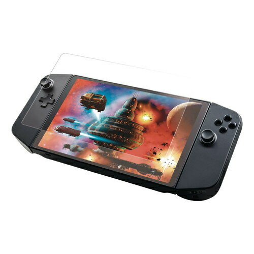 【メール便での発送商品】Lenovo Legion Go 液晶保護 ガラスフィルム 超透明 光反射軽減 表面硬度10H 指紋防止 飛散防止 気泡防止 エレコム GM-LLG24FLGAR