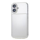 エレコム 【メール便での発送商品】iPhone 16 ケース ソフト カバー 衝撃吸収 カメラレンズ保護設計 推し活 チェキ収納 クリア PM-A24AUCTFCR