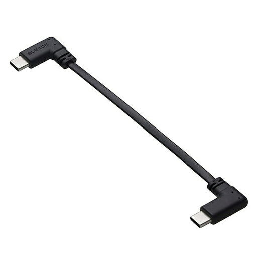エレコム 【メール便発送商品】モバイルバッテリー用充電専用ケーブル (USB Type-C(TM)/L字型/60W) (ブラック) MPA-CCLL01BK エレコム 【メール便発送商品】モバイルバッテリー用充電専用ケーブル (USB Type-C(TM)/L字型/60W) (ブラック) MPA-CCLL01BK