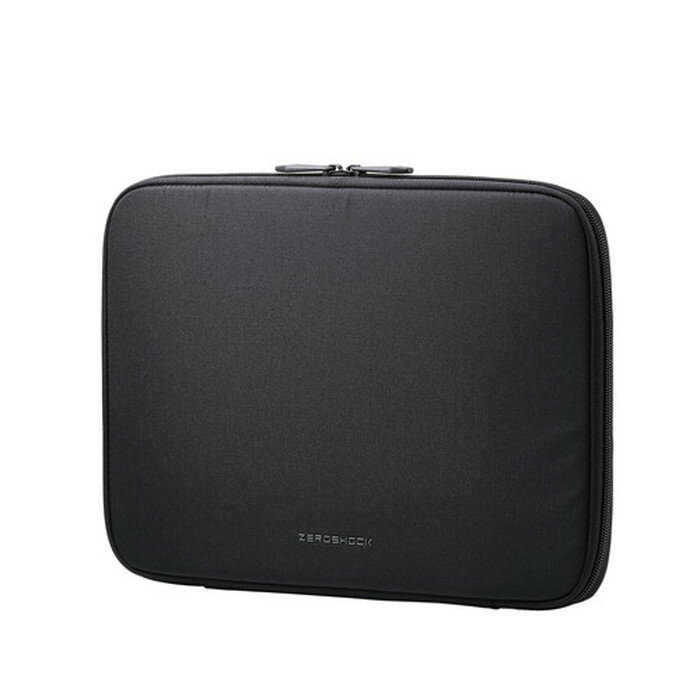 エレコム パソコンケース 11インチ PCバッグ 衝撃吸収 コンパクト スリム ダブルファスナー 撥水加工 ZEROSHOCK ブラック ZSB-IBTHP11BK