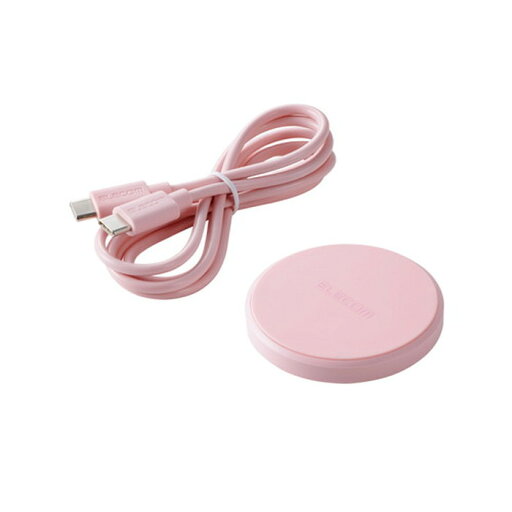 エレコム 【メール便での発送商品】ワイヤレス充電器 Qi 認証 12W/10W/7.5W/5W 卓上 充電器 ケーブル付属 1m 置くだけ充電 薄型 コンパクト ピンク W-QA28PN エレコム 【メール便での発送商品】ワイヤレス充電器 Qi 認証 12W/10W/7.5W/5W 卓上 充電器 ケーブル付属 1m 置くだけ充電 薄型 コンパクト ピンク W-QA28PN