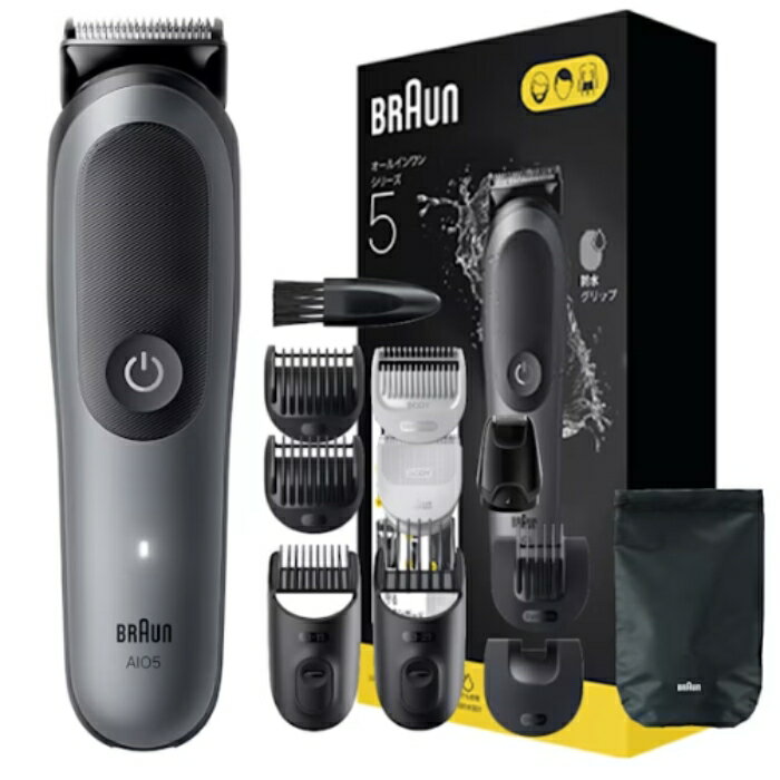 マルチグルーマー(充電式) 11-in-1(ヒゲ、ヘア、ボディ、眉毛、細部) ブラウン MGK5560 マルチグルーマ..