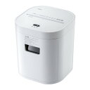 サンワサプライ 静音シュレッダー(マイクロカット) PSD-MC001W 静音シュレッダー マイクロカット コンパクトサイズ 50dB ラック対応 10号針 2...