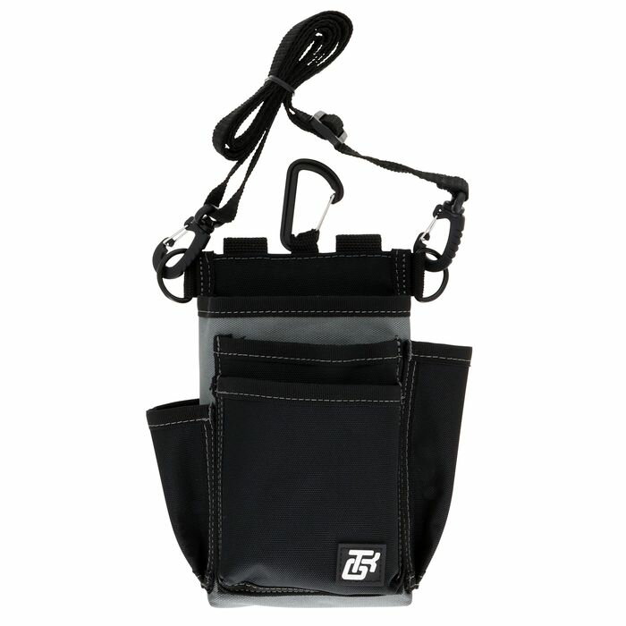 ワーキングポーチ 高儀 WPO-02 収納 肩掛け カラビナ 作業 メッシュ素材