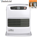 石油ファンヒーター 木造9畳 コンクリート12畳 NCタイプ ダイニチ FW-3225NC-W スタンダードモデル ecoおまかせモード 液晶表示 低騒音ボックス構造 暖房出力 燃焼継続時間 運転音 着火時間